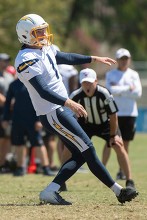 Ty Long handling all of Chargers kicking duties in Week 1