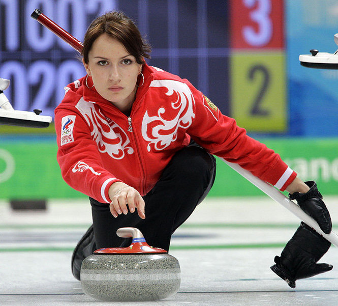 Russian Curler Anna Sidorova Garners Attention On And Off Ice Photos