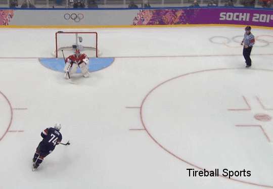 TJ Oshie USA game winner in shootout against Russia GIF