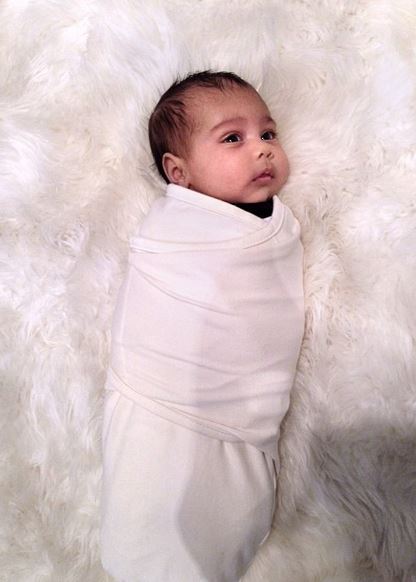 Kim Kardashian Shares New Photo of Baby North West (Photo)