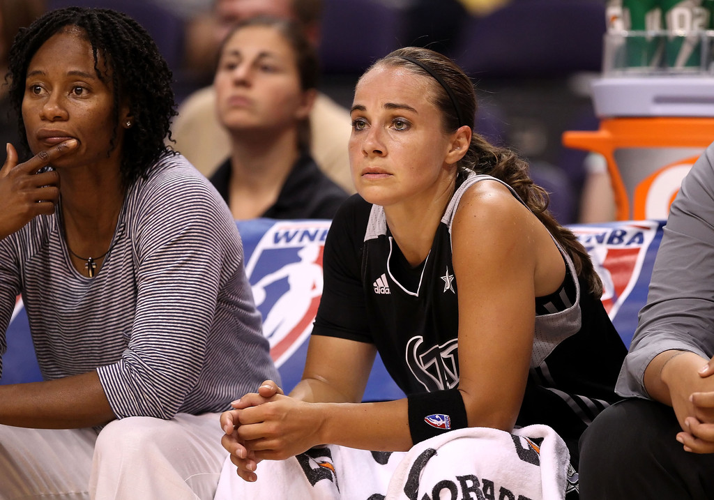 WNBA’s Becky Hammon out for season with ACL tear