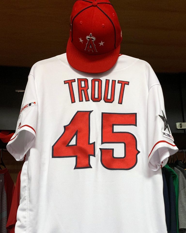 Trout, LaStella to wear No. 45 in All Star Game