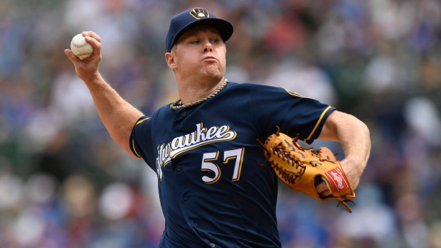 Brewers trade Anderson to Blue Jays, decline option on Thames