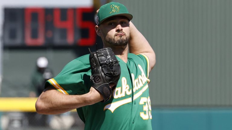 Athletics starter does something for first time all season