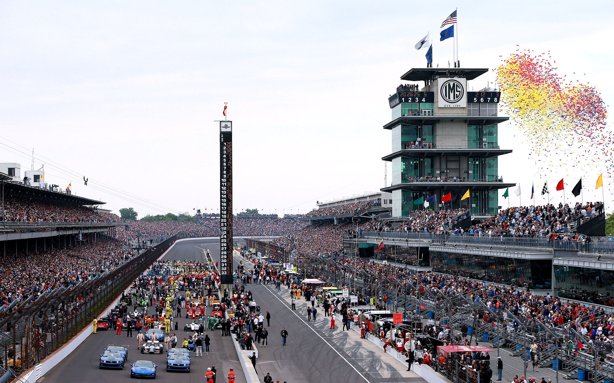 Indianapolis 500 Starting lineup, green flag start time and tv information