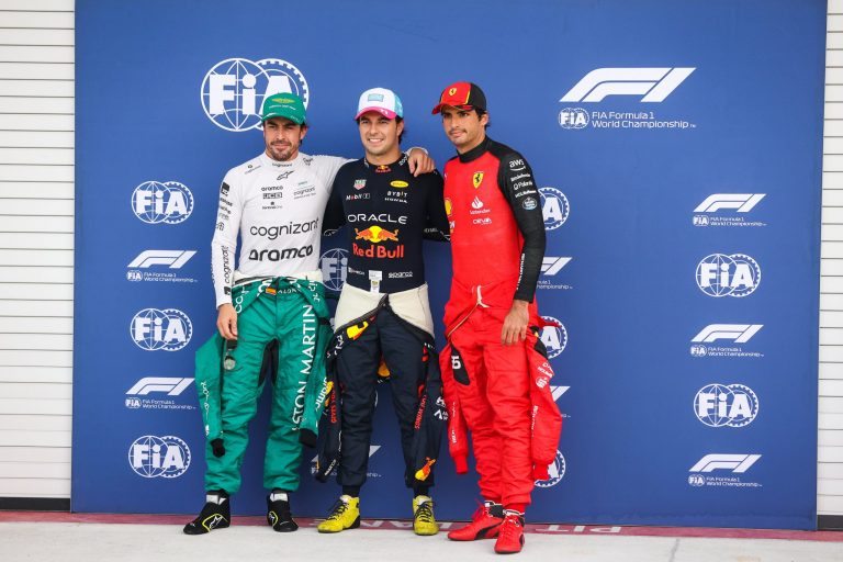 Sergio Perez on pole, Verstappen ninth at Miami, F1 Starting Lineup