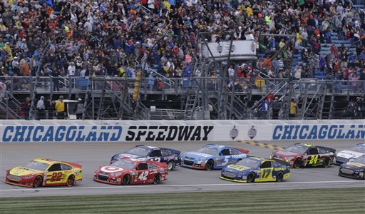 NASCAR at Chicagoland: Weekend Schedule, Green Flag Start Time, Practice, Qualifying, TV Info, Weather Info