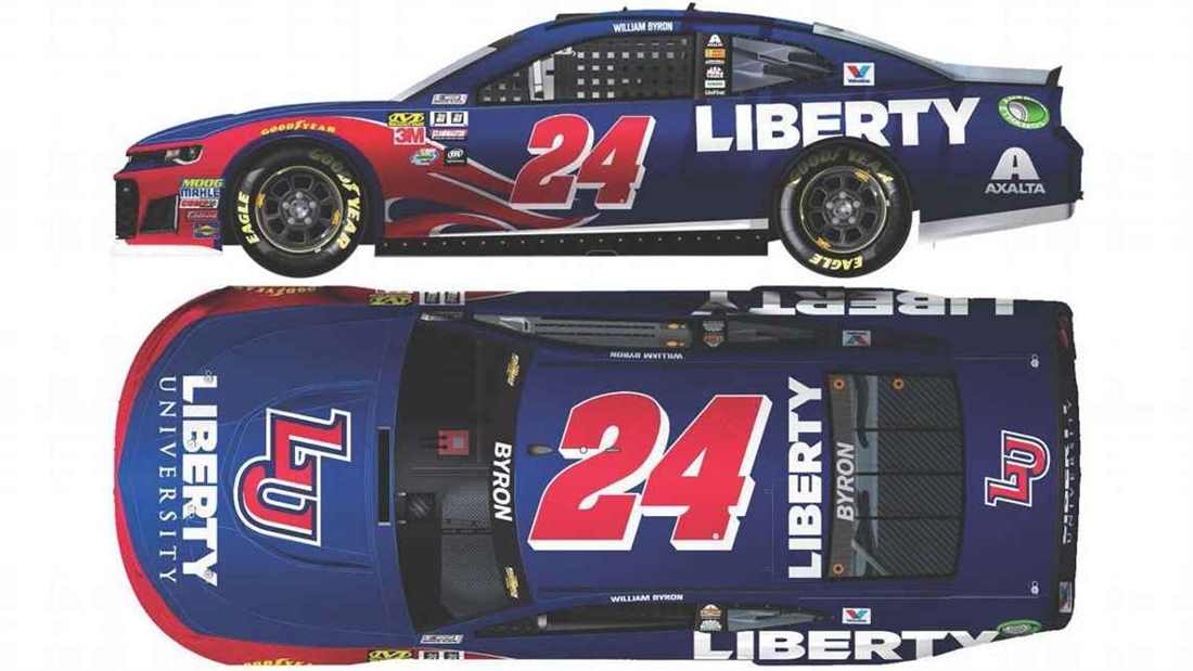 William Byron paint schemes for No. 24 Chevrolet revealed (Photos