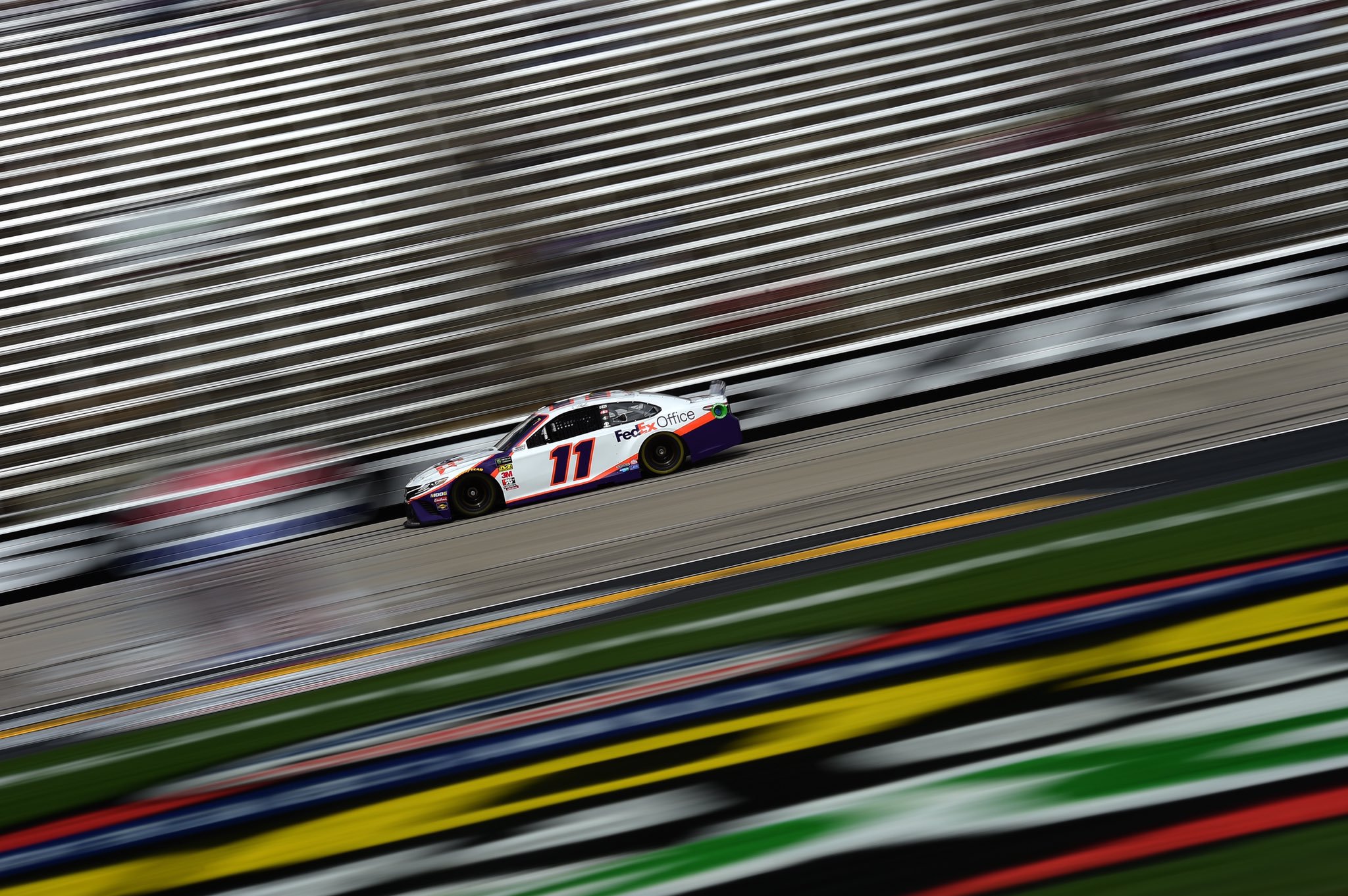 Denny Hamlin wins stage two at Texas Tireball NASCAR News, Rumors