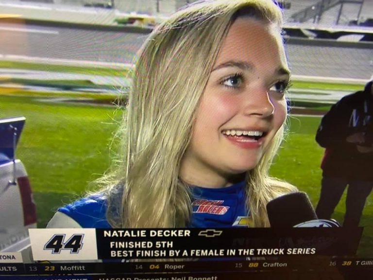 Natalie Decker sets best women’s finish in Truck Series