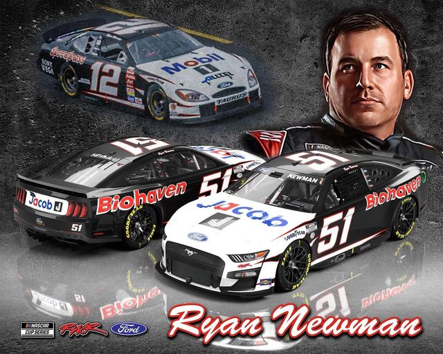 Ryan Newman driving throwback of his early days in NASCAR