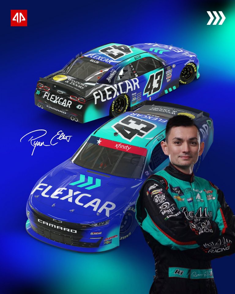 Ryan Ellis picks up sponsorship from Flexcar for Charlotte