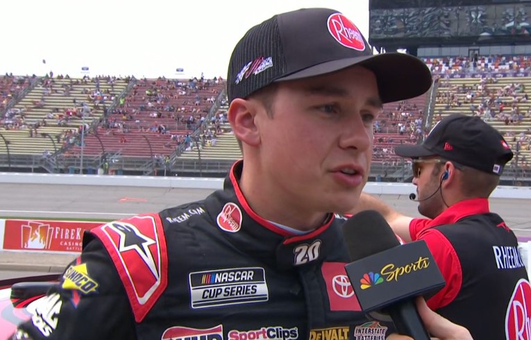 Christopher Bell scores Cup Series pole, Michigan Starting Lineup