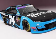 Realty sponsoring No. 74 of Dawson Cram at Vegas