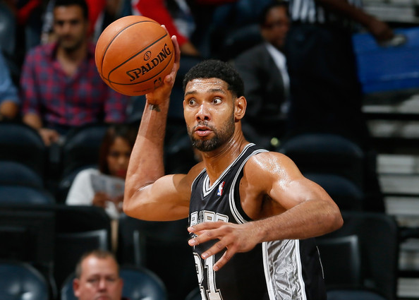 Tim Duncan suffered chest contusion on Wednesday