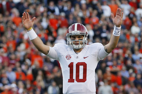 Alabama connects for a 99 yard touchdown pass against Auburn (Video)
