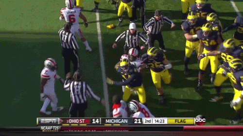WATCH: Ohio State and Michigan brawl with three players ejected
