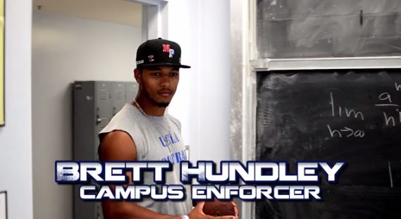 Brett Hundley keeping UCLA students out of trouble as “Campus Enforcer” video