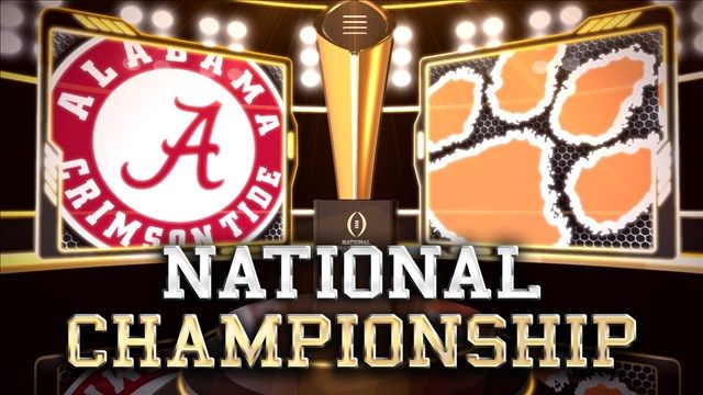 Alabama vs. Clemson: CFP Championship game odds, point spread and tv streaming