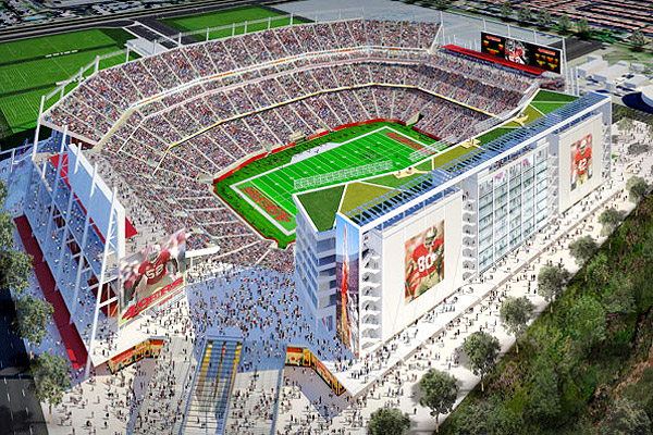 rendering of 49ers future stadium (credit: 49ers)