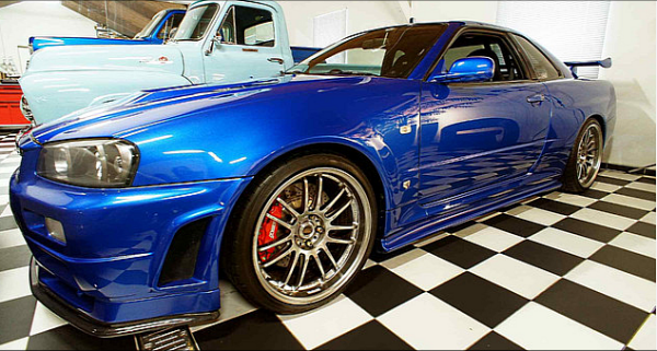 Blue Nissan driven by Paul Walker for sale at $1.4 million