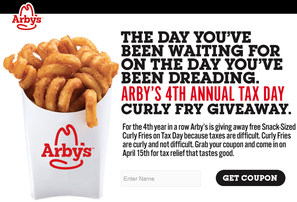 Tax Day Freebies for 2014!