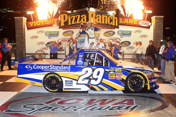 Ryan Blaney Wins First Career Truck Race at Iowa