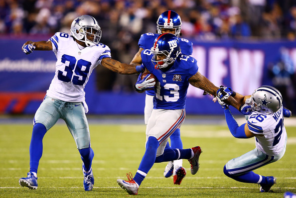 Odell Beckham leaves game after taking elbow to helmet