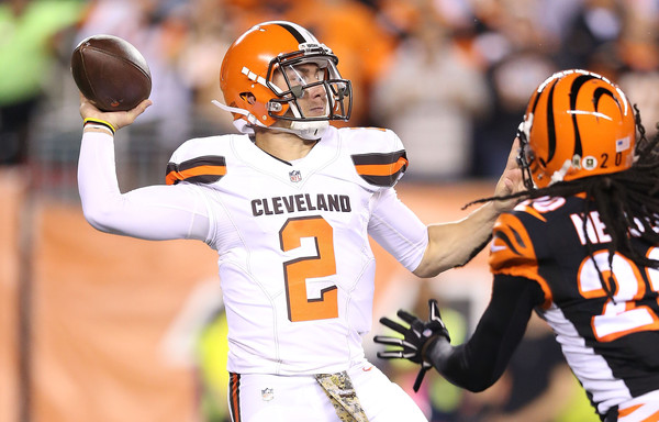Johnny Manziel to start for Browns, Josh McCown inactive