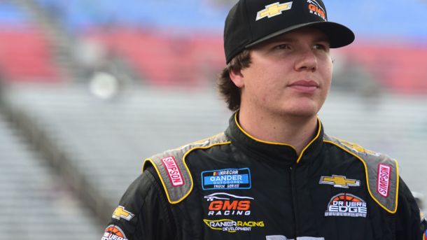 Brennan Poole driving for Premium Motorsports in 2020