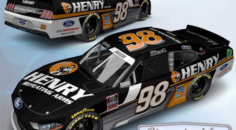 Henry Repeating Arms sponsoring Briscoe at Road America; offering free tickets to veterans, medical workers