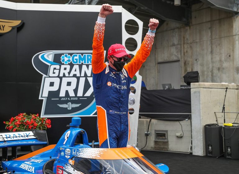 Scott Dixon goes back to win, IndyCar results for IndyGP