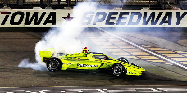 Pagenaud goes from last to first in Iowa race No. 1