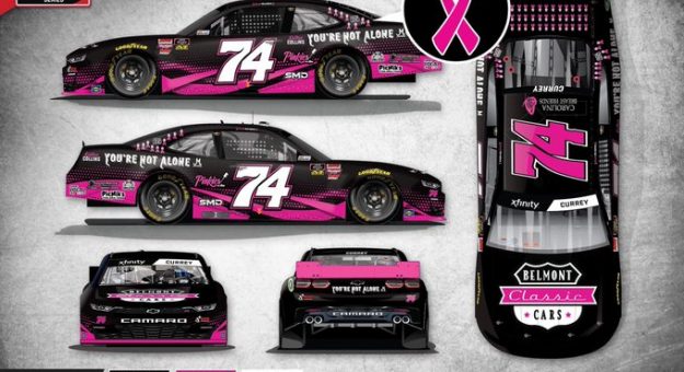Bayley Currey to pilot Breast Cancer Awareness car for Mike Harmon Racing at Martinsville Speedway XFINITY race