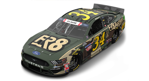 Michael McDowell, Fr8 Auctions to honor First Lieutenant Howard David Payne III at Charlotte Motor Speedway