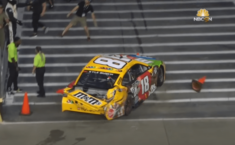 Kyle Busch fined for Darlington incident