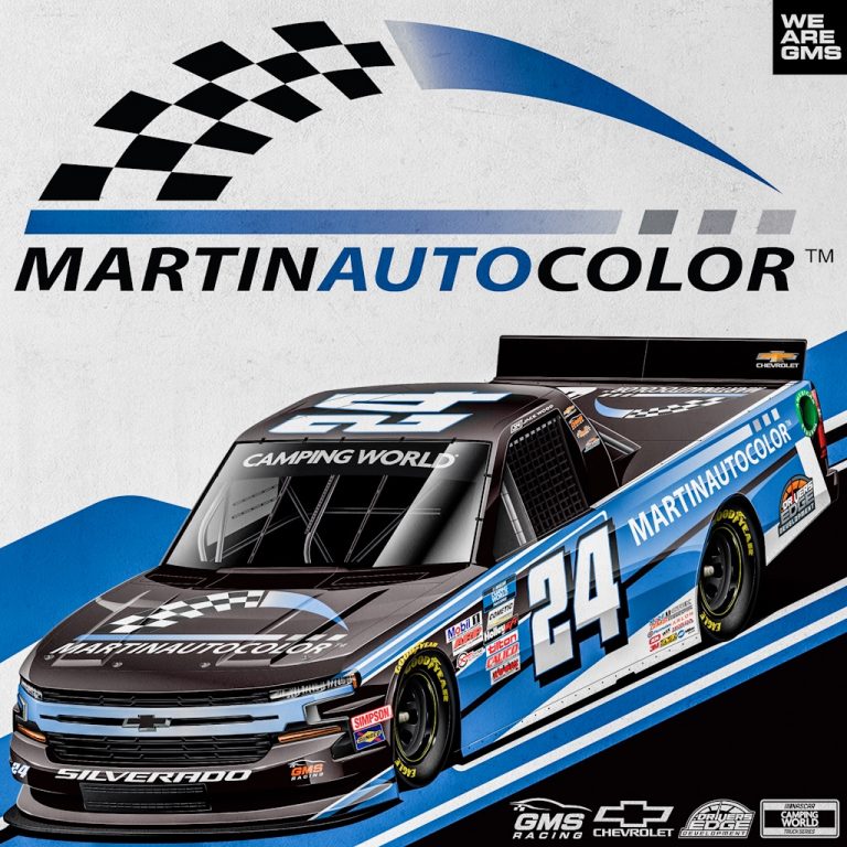 Martin Auto Color sponsoring Jack Wood at Las Vegas