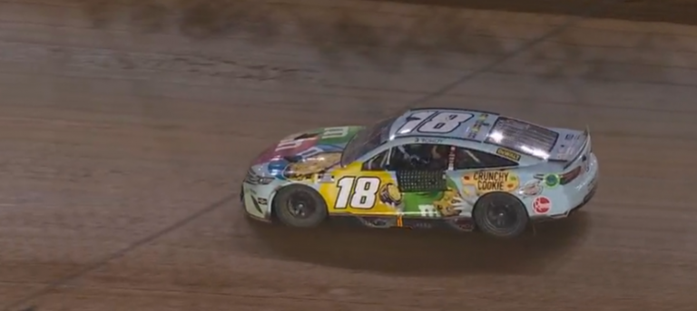 Kyle Busch passes spinning leaders to win Bristol Dirt Race, Full Results