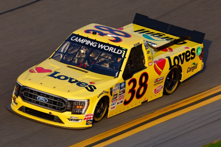 Zane Smith on Truck Series pole after rain cancels qualifying, starting lineup