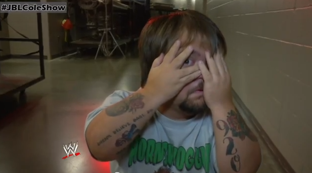 Halloween edition of JBL & Cole Show features Hornswoggle being terrorized