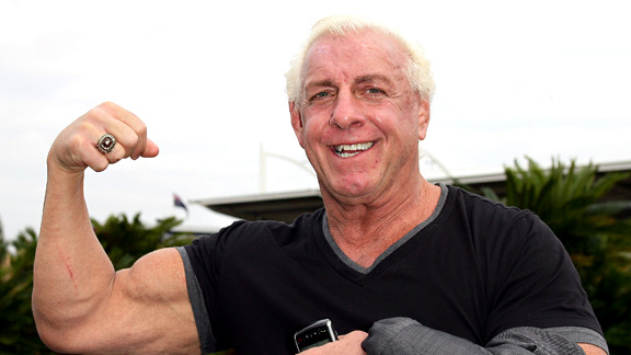 Ric Flair to miss playoff game due to arrest warrant, not death threats