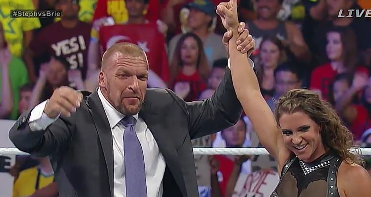 Stephanie McMahon defeats Brie Bella following Nikki heel turn